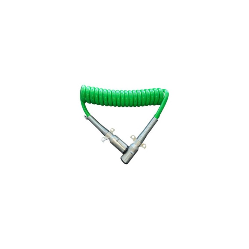 Cable 7 Puntas Verde C/permacoil 15 (304621wor)